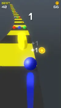 Rolly Road - Speedy Color Ball Run! Screen Shot 0