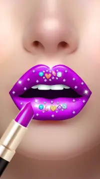 Lip Art Beauty DIY Makeup Game Screen Shot 4