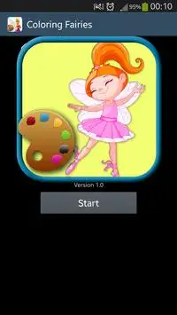 Fairies & Pixie coloring pages Screen Shot 0