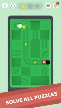 Roll Ball Teka-teki Permainan: Slide Hexa Block Screen Shot 1