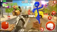 giochi combattimento stickman : Giochi corda ragno Screen Shot 2
