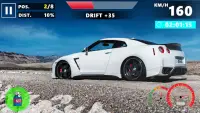 GTR Nismo: conduite de voiture sur les routes Screen Shot 3