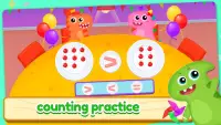 Dino School Kids Math Game Addition Subtraction Screen Shot 2
