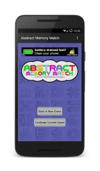 Abstract Memory Match Screen Shot 0
