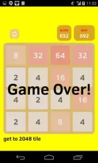 2048 puzzle Screen Shot 2