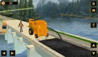 River Bridge Road Construction; Tower Crane Sim Screen Shot 5