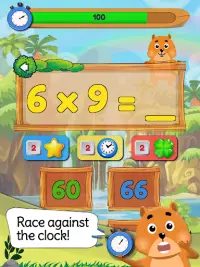 Times Tables: Mental Math Games for Kids Free Screen Shot 10