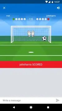 Sofa Super Cup - Multiplayer penalty shoot-out Screen Shot 2