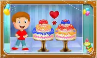 Wedding cake cooking: Baking chef cake simulator Screen Shot 5