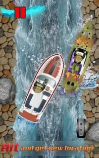 Hit it Turbo Boat River Racing Screen Shot 2