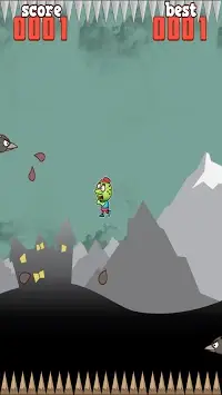 Flappy Zombie Screen Shot 7