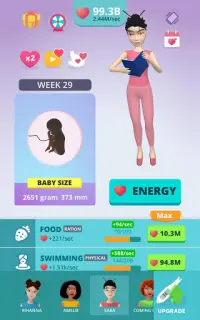 엄마와 아기 - 3D 임신 시뮬레이터 Screen Shot 23