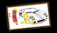 Painting Cars: Transportation Coloring Book Screen Shot 0