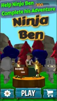 Ninja Ben 10 levels Game Screen Shot 0