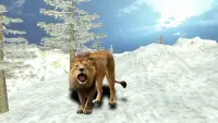 Angry Lion Winter Attack Screen Shot 3