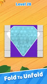 Paper Folding 3D - Puzzle Game Screen Shot 0