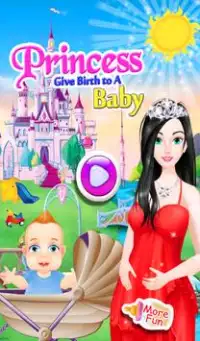 Princess Give Birth to a Baby Screen Shot 0