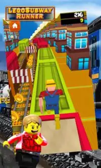 Lego Subway Runner Surfers Screen Shot 3