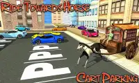 Horse carriage city parking- animal transportation Screen Shot 1