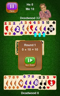 Gin Rummy Screen Shot 1