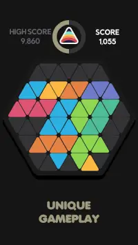 Trigon 1010! Triangle Block  Match Puzzle Game Screen Shot 0