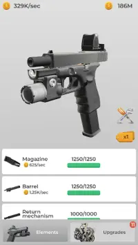 TapGun - Idle weapons builder Screen Shot 1