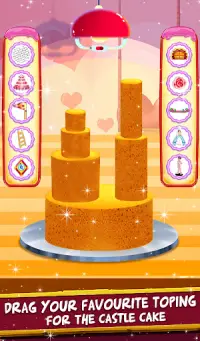 Fairy Princess Castle Wedding Cake - Bake Decorate Screen Shot 13