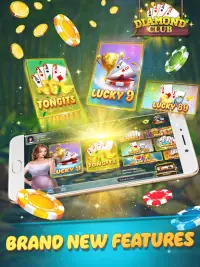 Diamond Club - Pusoy, Tongits, Color Game, Lucky 9 Screen Shot 1