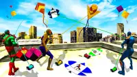 Superhero Basant Festival: Kite flying games 2021 Screen Shot 1