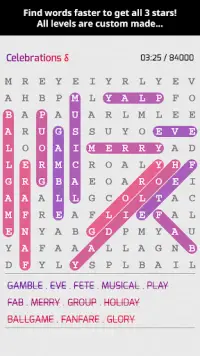 Super Word Search Jeu Puzzle Screen Shot 9