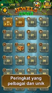 Jewels Jungle : Match 3 Puzzle Screen Shot 2