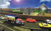 Offroad Fruit Transporter Xe tải: Lái xe Simulator Screen Shot 10