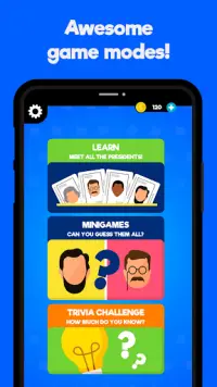 USA Presidents Quiz Game - US History Trivia App Screen Shot 2