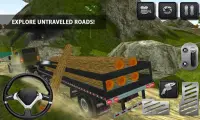 Log Transport Truck Driving Screen Shot 2