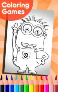 How To Color Despicable me 3 (coloring for kids) Screen Shot 0