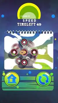 Spin and Erase : Fidget Spinner Puzzle Fun Screen Shot 1