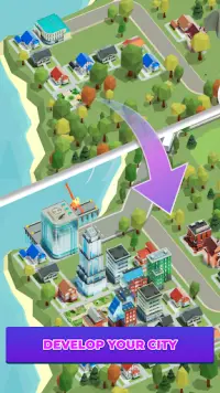 Idle Delivery City Tycoon - Leerlauf Fabrik Spiel Screen Shot 1