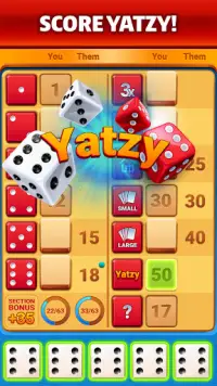 Yatzy Club - Free Dice Game Screen Shot 1
