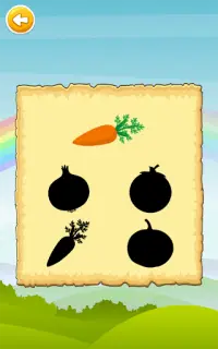 Learn fruit and vegetables for kids with Carakuato Screen Shot 2