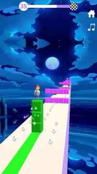 Cube Surfer 3D Race: Built Tower Run Screen Shot 3