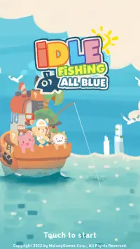 Idle Fishing: All Blue Screen Shot 0