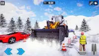 Real Snow Blower Truck Excavator Plow Games Screen Shot 5