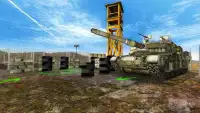avançar militares tanque estacionamento: 3D tanque Screen Shot 0
