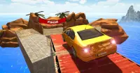 मेगा रैंप कार गेम्स 3 डी - असंभव कार स्टंट Screen Shot 5