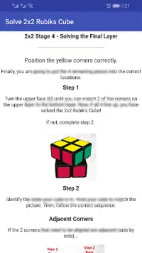 How To Solve a Rubik's Cube 2x2 Screen Shot 5