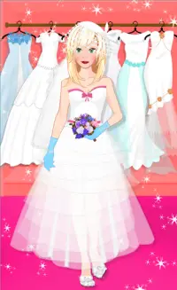 花嫁と花嫁介添人の結婚式の化粧ゲーム Screen Shot 0