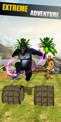 The Wild Rush-Angry Kong Jungle Run Screen Shot 3