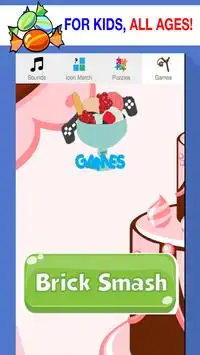 Sweet Candy Games for Kids YAY Screen Shot 1