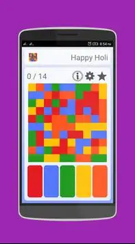 Happy Holi : Puzzle Game Screen Shot 0