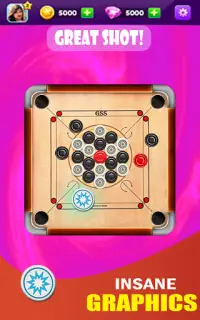 Play With Friends; Carrom Board Multiplayer Screen Shot 2